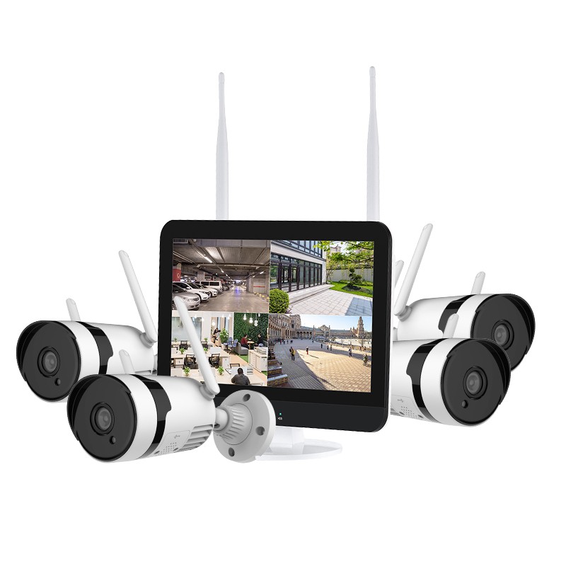 Security Camera System 4CH 5MP HD NVR Kit CCTV Two Way Audio AI Face Detect Outdoor Video Surveillance IP Camera Set