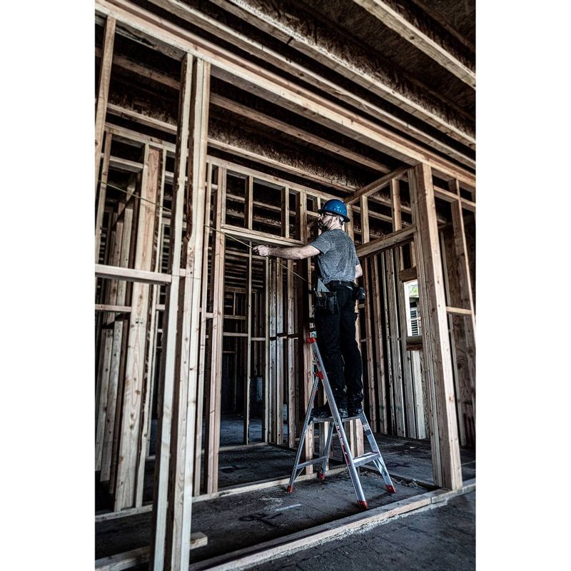 Little Giant Ladder Systems Flip-N-Lite 4' ANSI Type IA 300 lb Aluminum Stepladder Gray