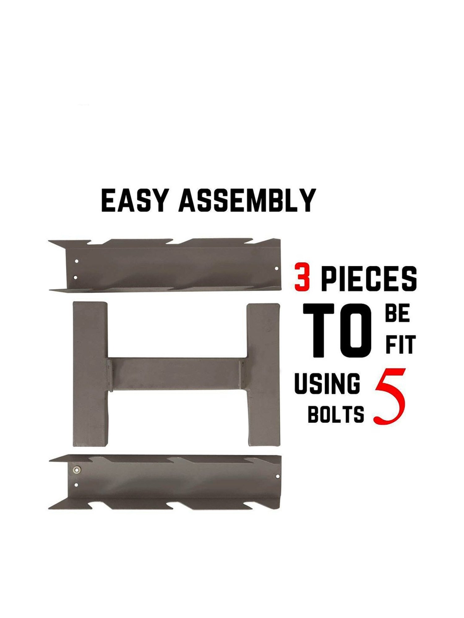 Protoner Heavy Duty Dumbbell Rack (Grey) Size - 61x35x13