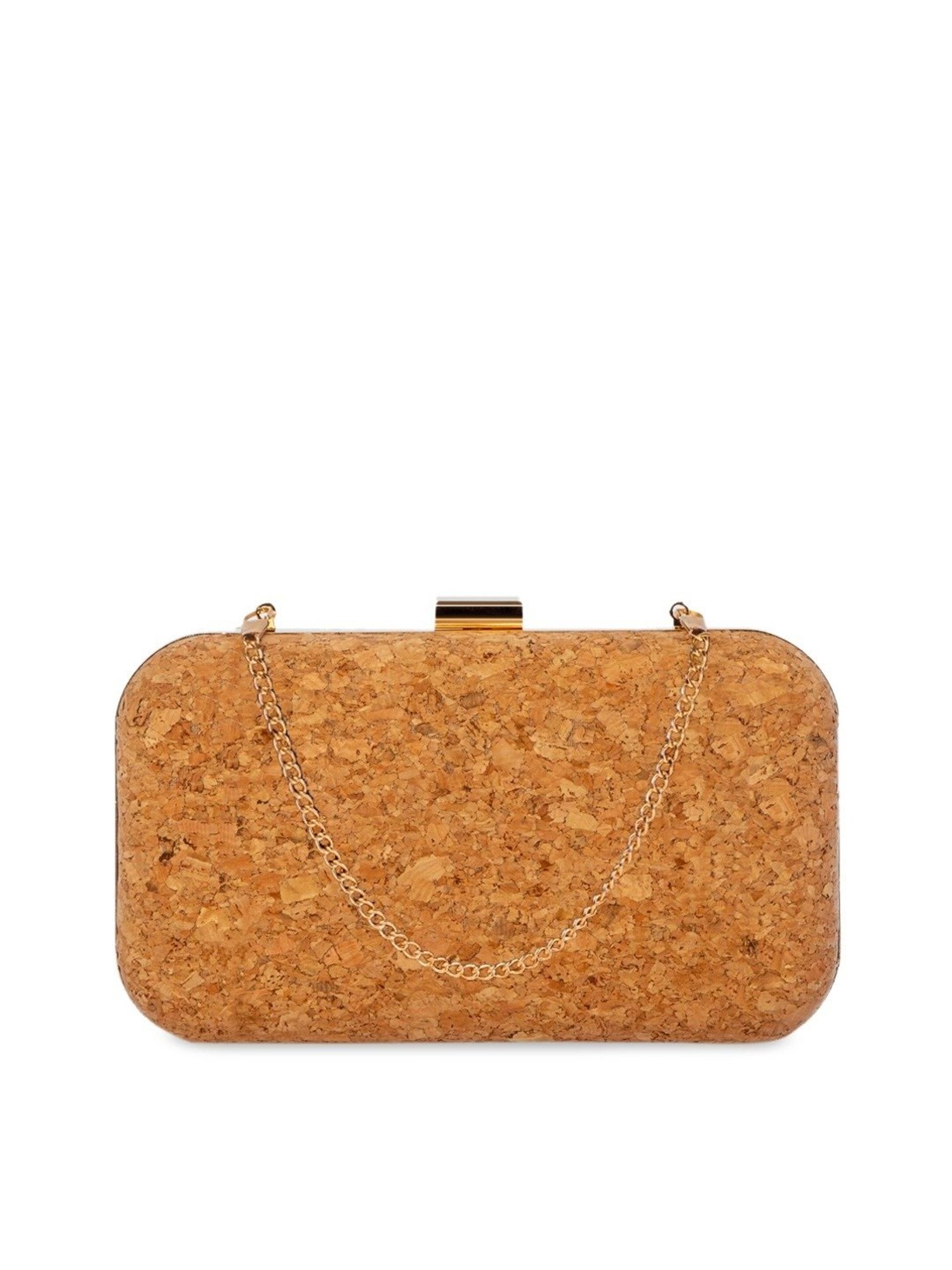 Modern Myth Yellow Textured Clutch