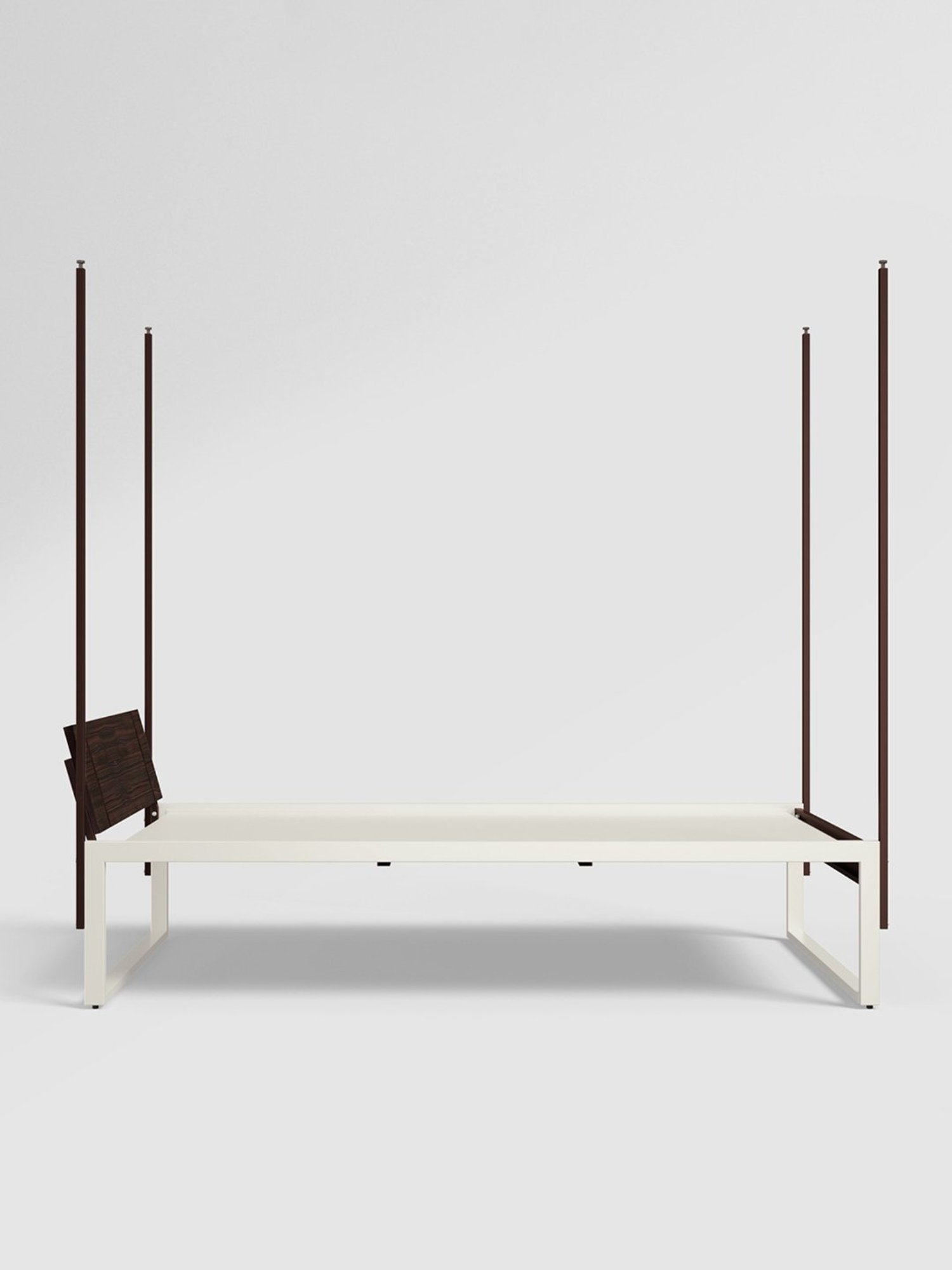 Nilkamal Riva Black Engineered Wood King Size Bed with Storage