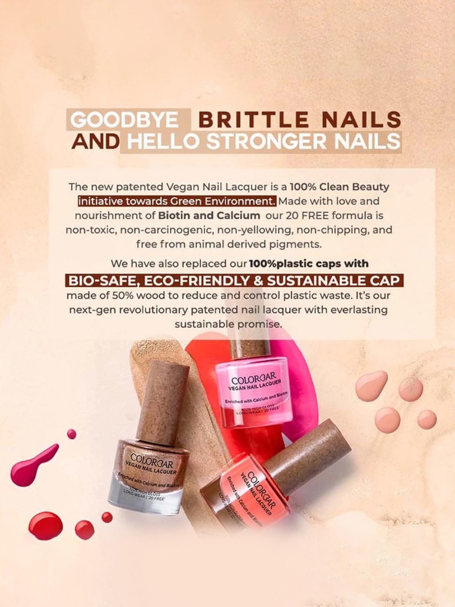 Colorbar Vegan Nail Lacquer Chilli Red 006 - 8 ml