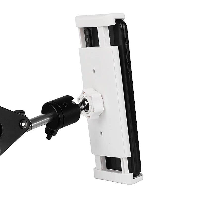 TabletPhone Clip Replacement Floor Stand Swivel 360&deg; Rotating Tablet Holder Fit for 4135quot PhoneTablets Clamp White