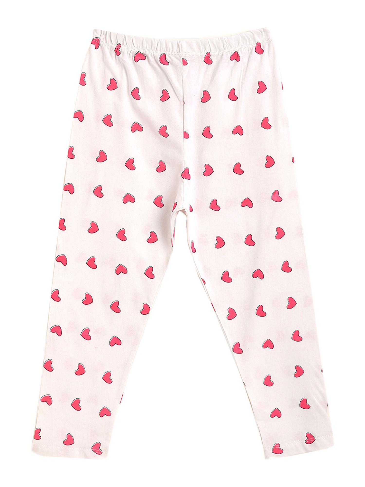 Kids Craft Peach Cotton Printed T-Shirt & Pants