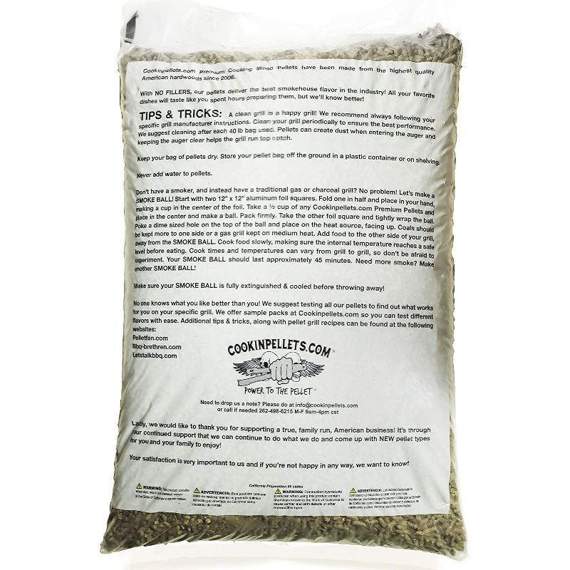 CookinPellets Black Cherry Smoker Smoking Hardwood Wood Pellets, 40 Pound Bag (4 Pack)