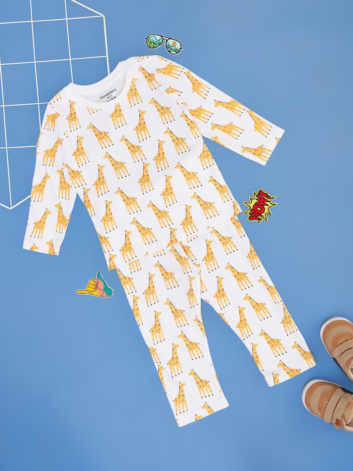 Pantaloons Baby White Coordinate Set