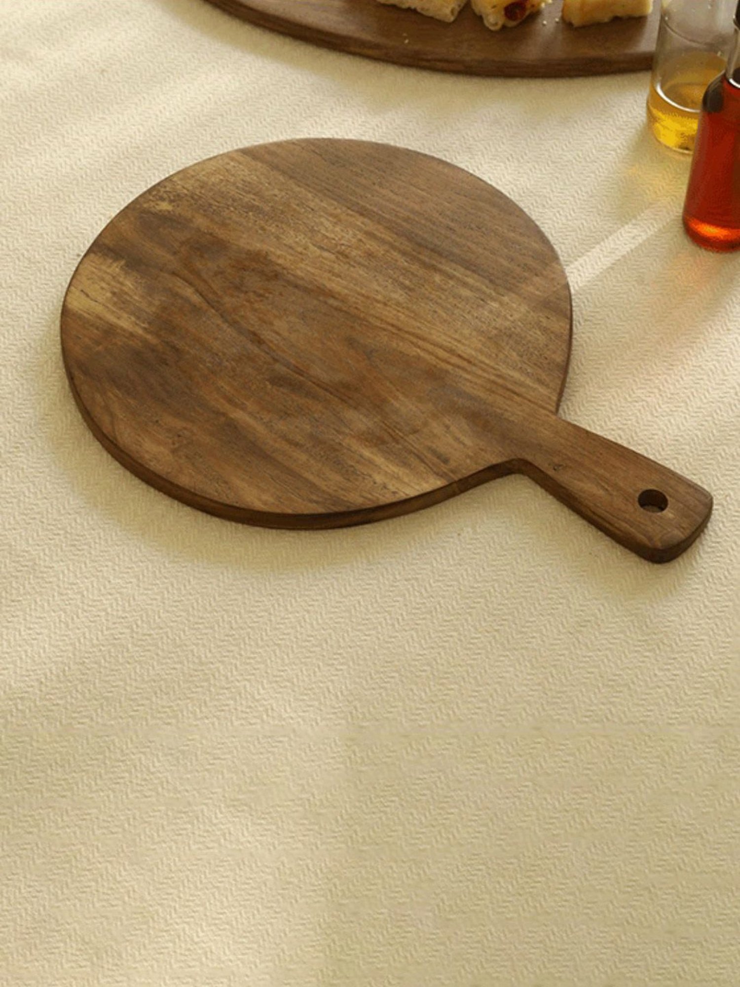 Ellementry Laimai Natural Sheesham Wood Large Chopping Board