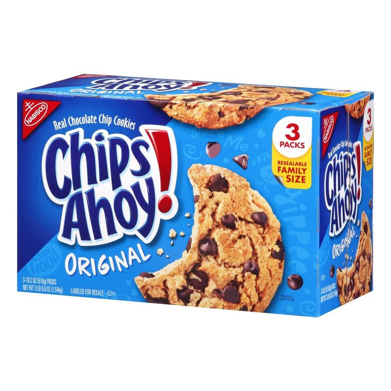 Nabisco Chips Ahoy! Original Chocolate Chip Cookies Family Size - 13.2oz/3pk
