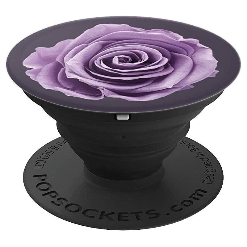in Purple Shade on Grey Background PopSockets PopGrip: Swappable Grip for Phones & Tablets