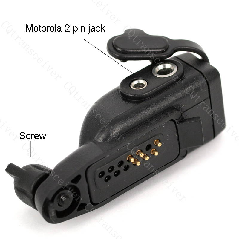 Audio Adapter Adaptor for Motorola Two Way Radio GP328 plus GP338 plus GP344 GP388 EX500 EX600 GL2000 PRO5150 Elite