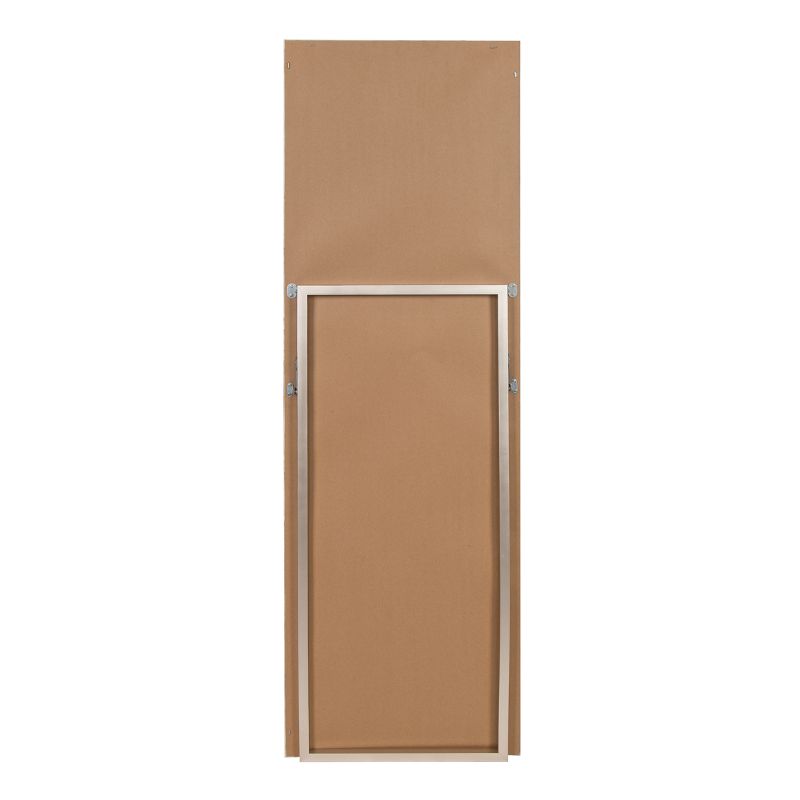 30" x 66" Dove Graywash Framed Full Length Floor/Leaner Mirror - Amanti Art