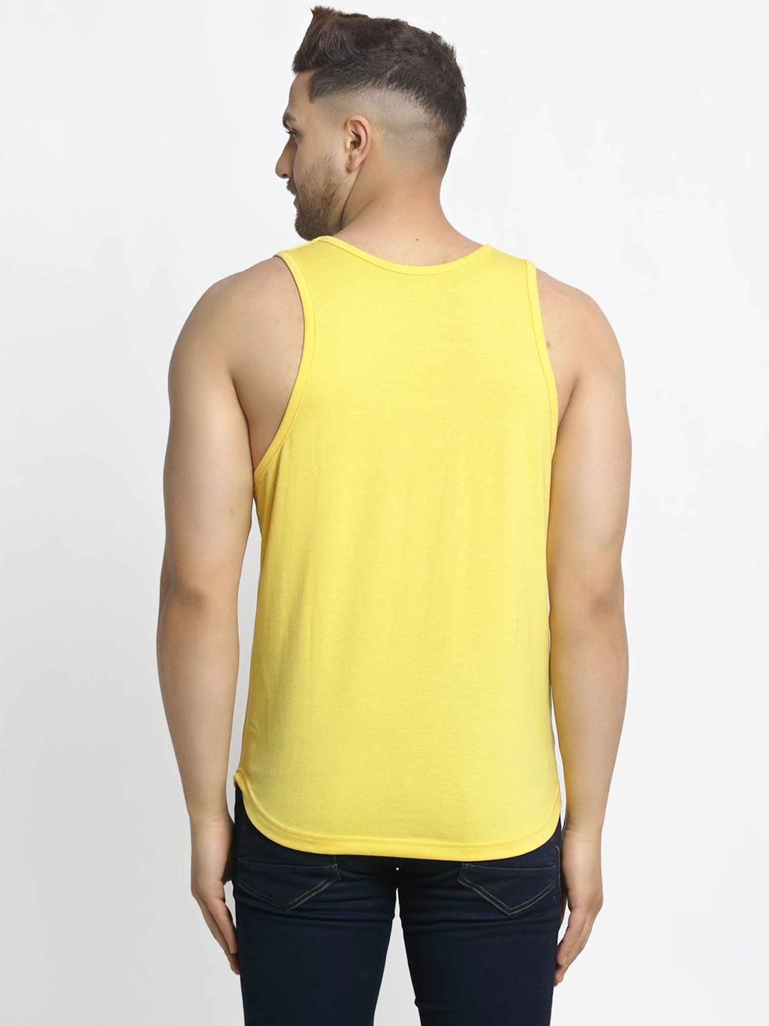 Friskers Multi Cotton Slim Fit Vest - Pack of 2