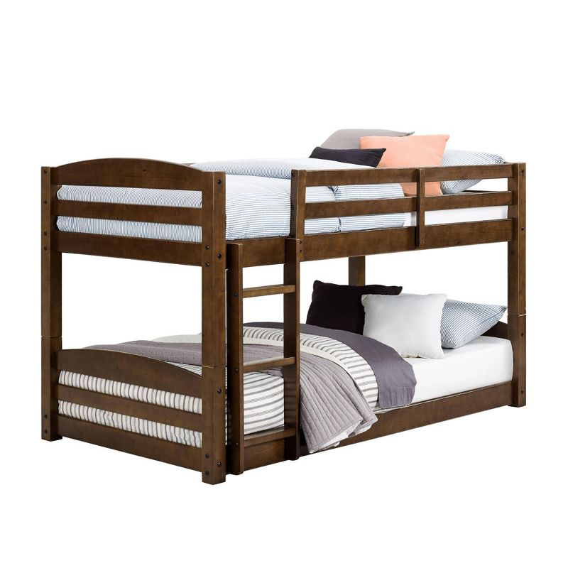 Twin Bertha Floor Bunk Bed Mocha - Dorel Living