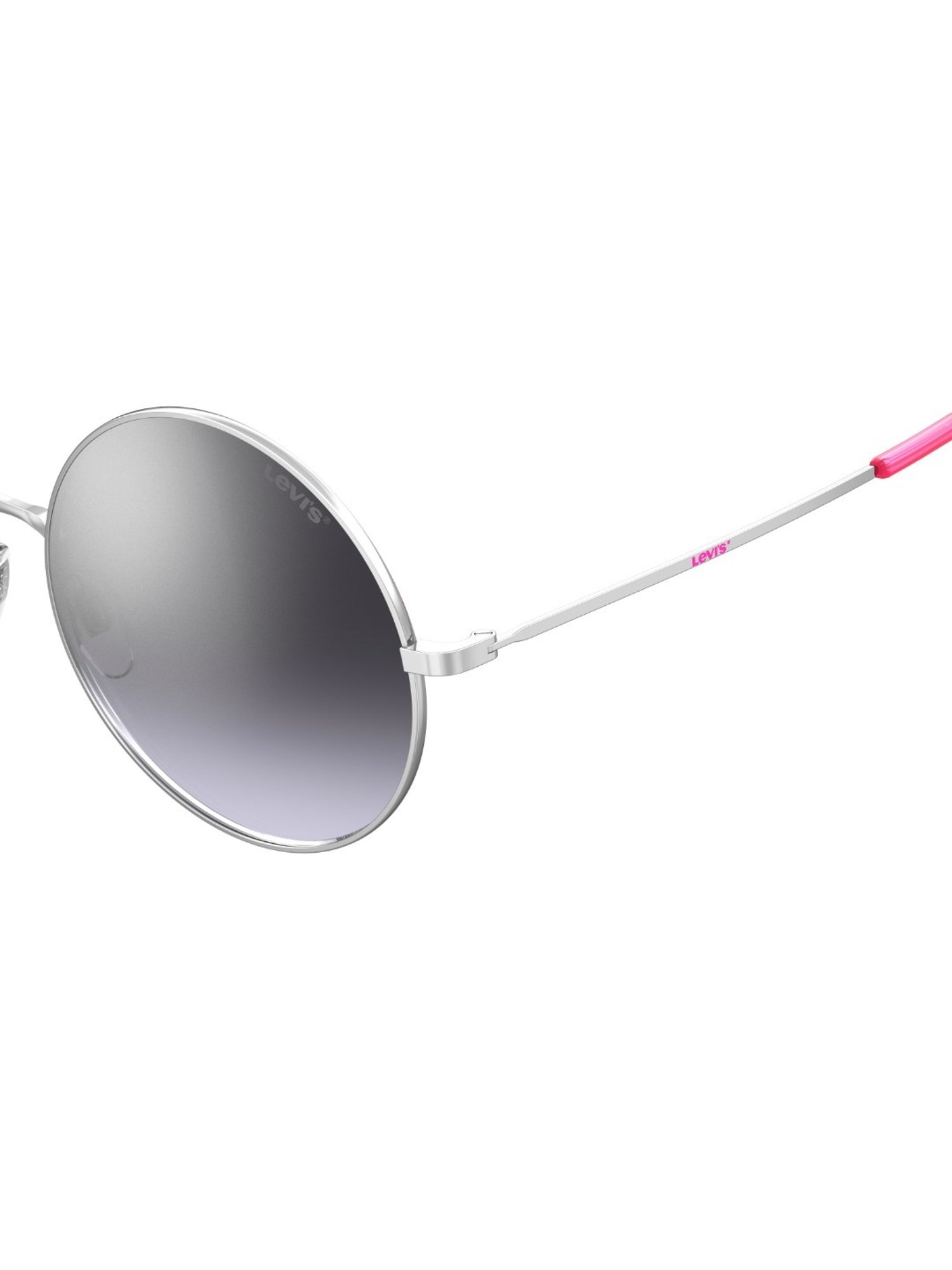 Levi's Silver Round Sunglasses for Women