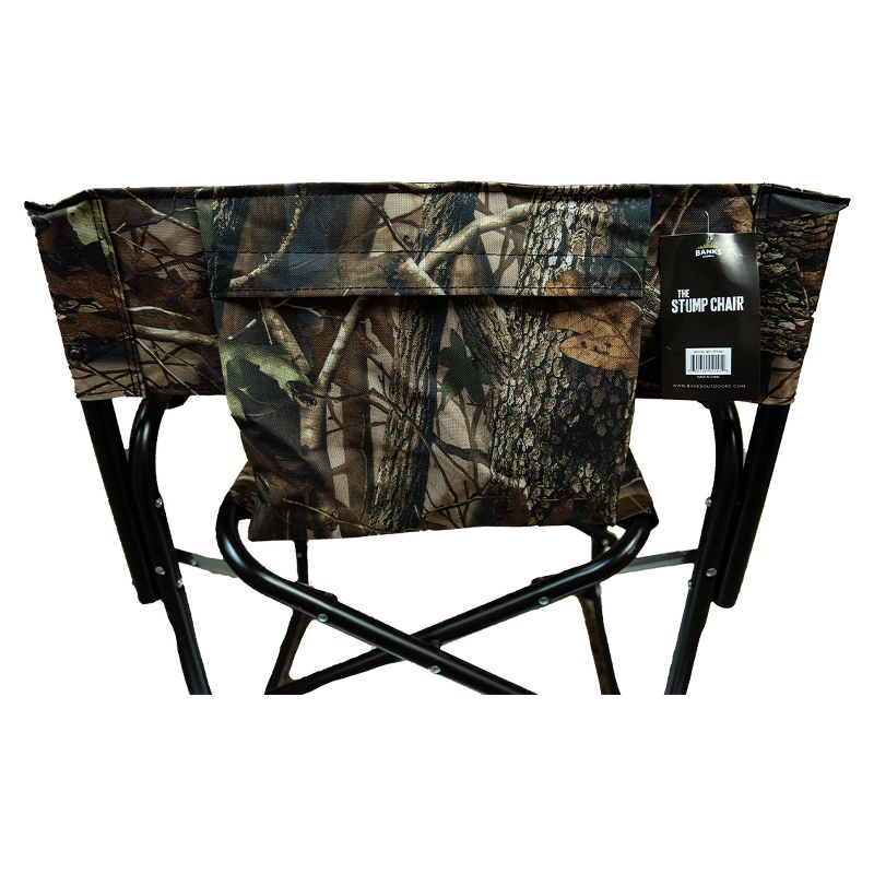 Banks Outdoors Weatherproof Folding Portable Weather Resistant Outdoor Camouflage Hunting Blind Camping Stump Chair