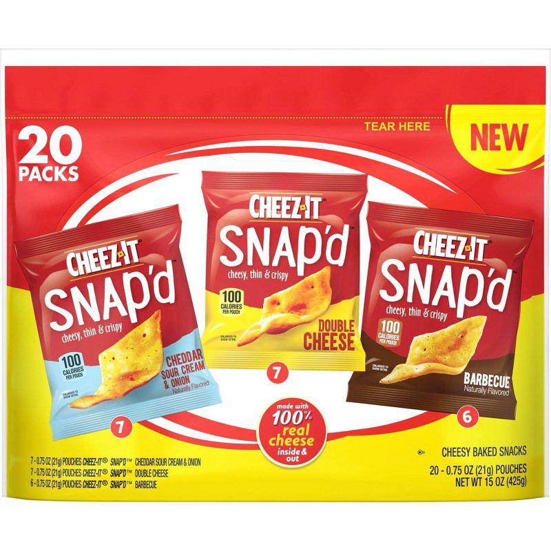 Cheez-It SNAP'D  Variety Pack - 15oz/20ct