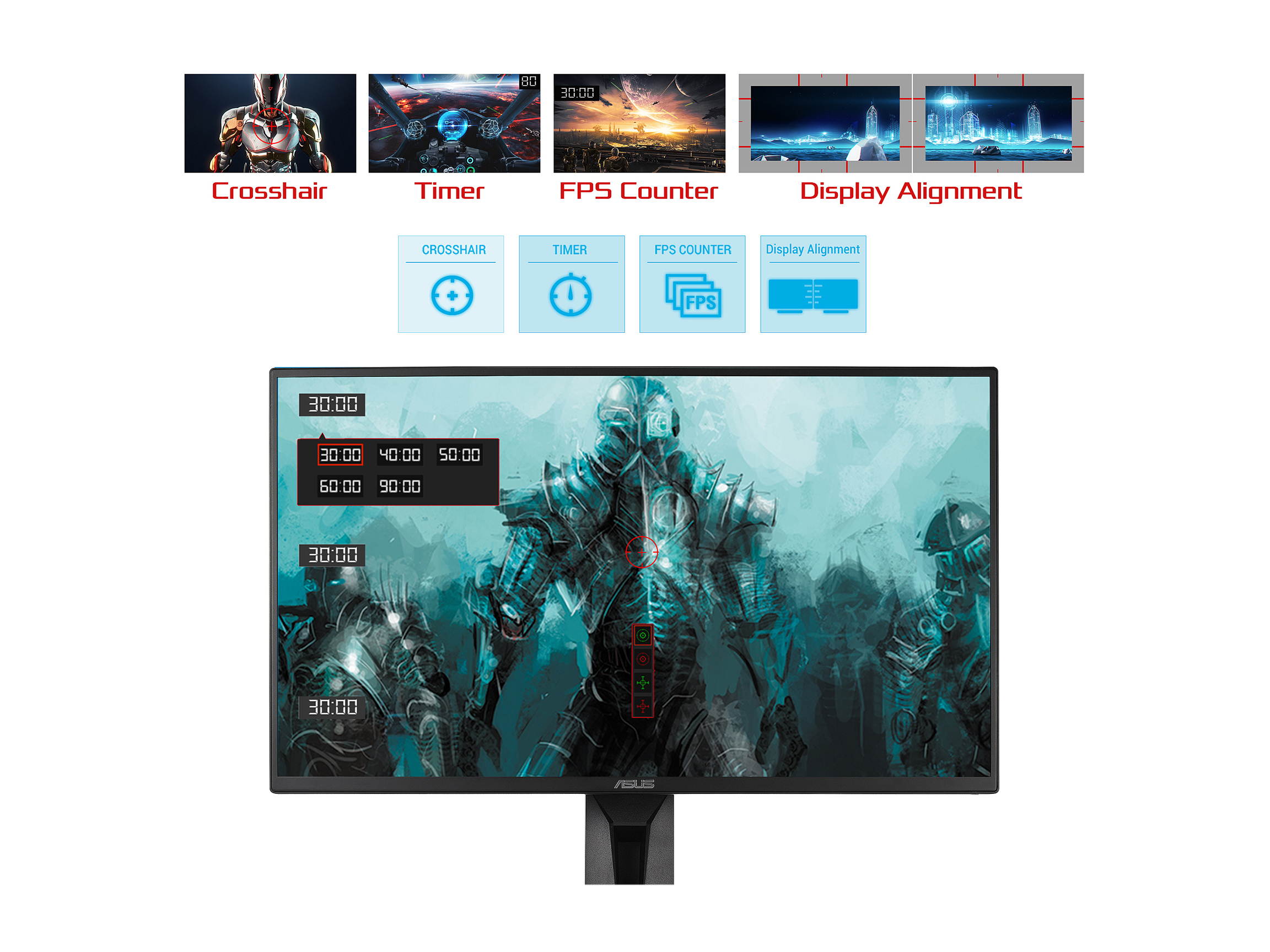 ASUS VG258QR 25" (Actual size 24.5") Full HD 1920 x 1080 up to 0.5ms (GTG) 165Hz DVI-D HDMI DisplayPort G-SYNC Compatible Asus Eye Care with Ultra Low-Blue Light & Flicker-Free Gaming Monitor