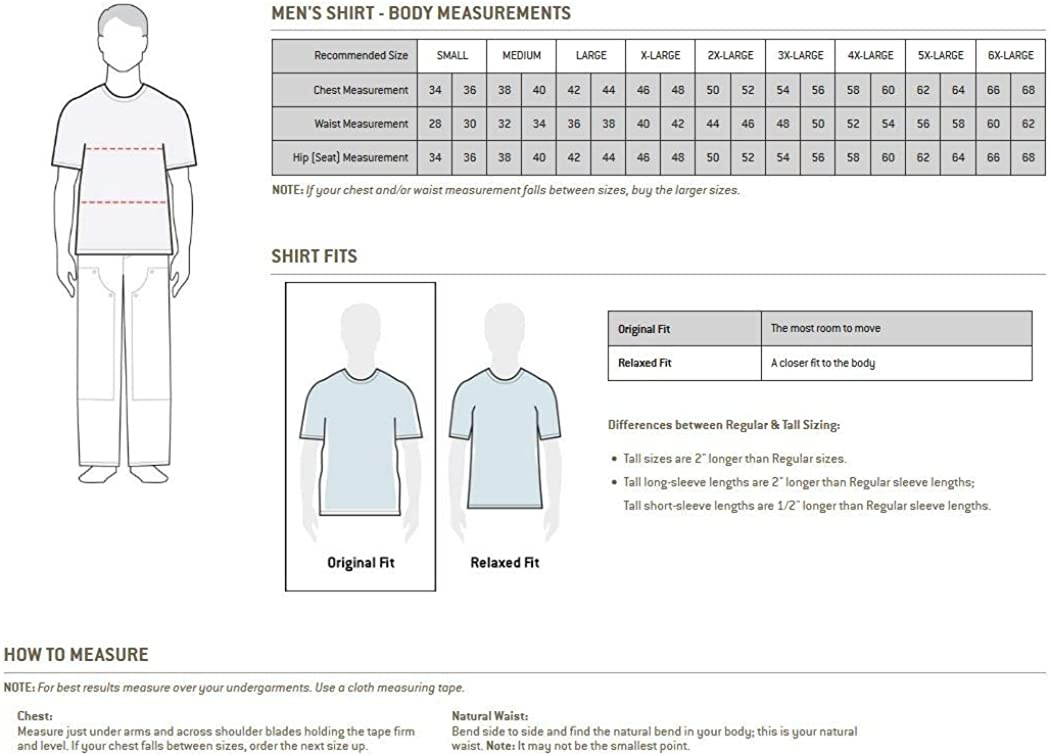 Carhartt Men's K87 Workwear Pocket Short Sleeve T-Shirt (Regular and Big & Tall Sizes)