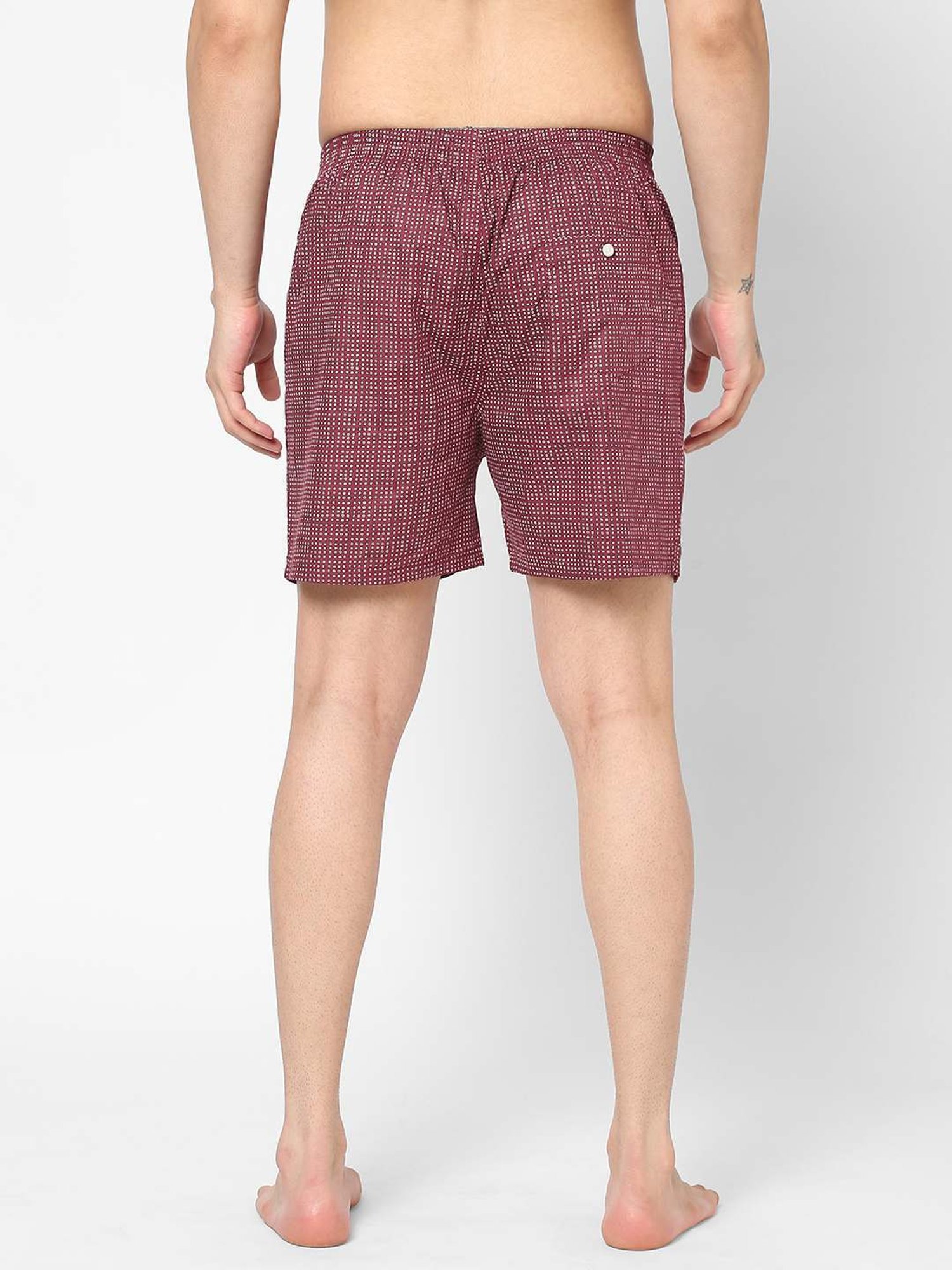 Urban Scottish Multicolored Regular Fit Printed Boxers - Pack Of 2