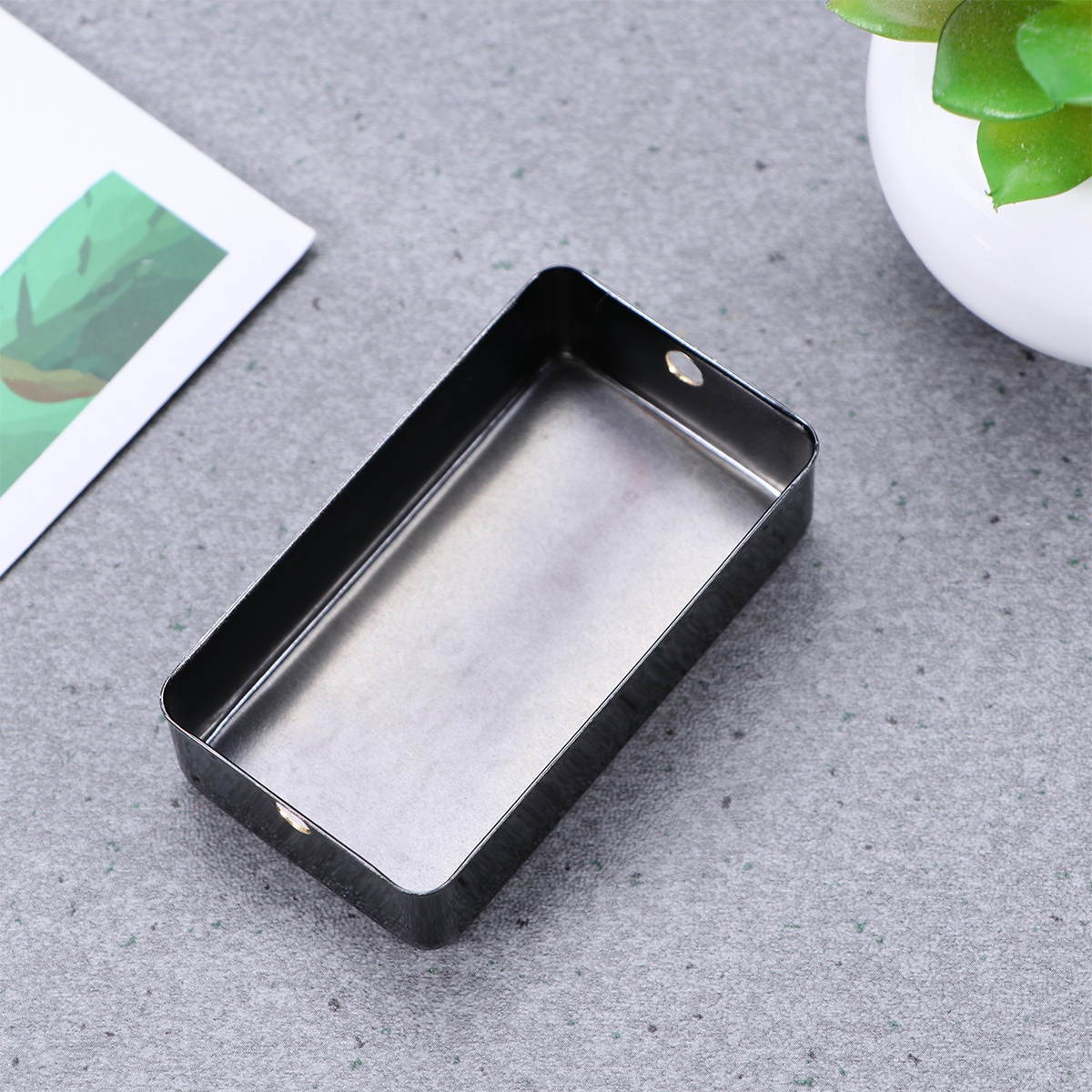 Copper Sealed Humbucker Pickup Cover fit 50/52mm Pickup Electric Guitar Parts (Black)