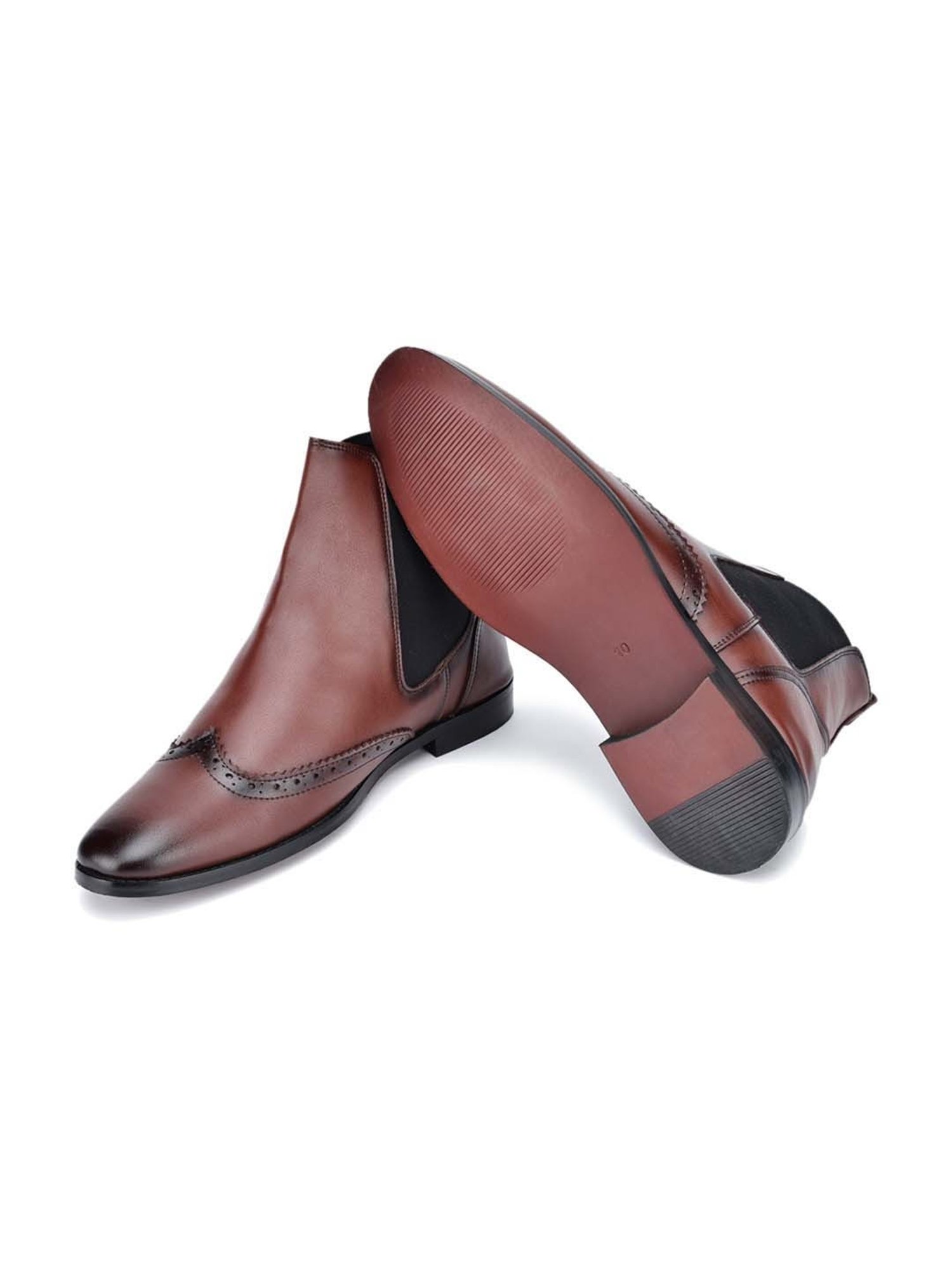 Monkstory Men's REBOOT Burgundy Chelsea Boots