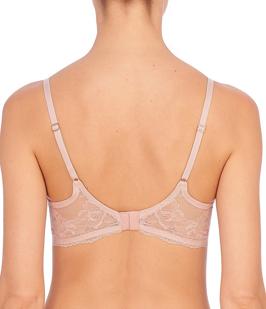 Natori Lace Unlined Underwire Plunge Bra