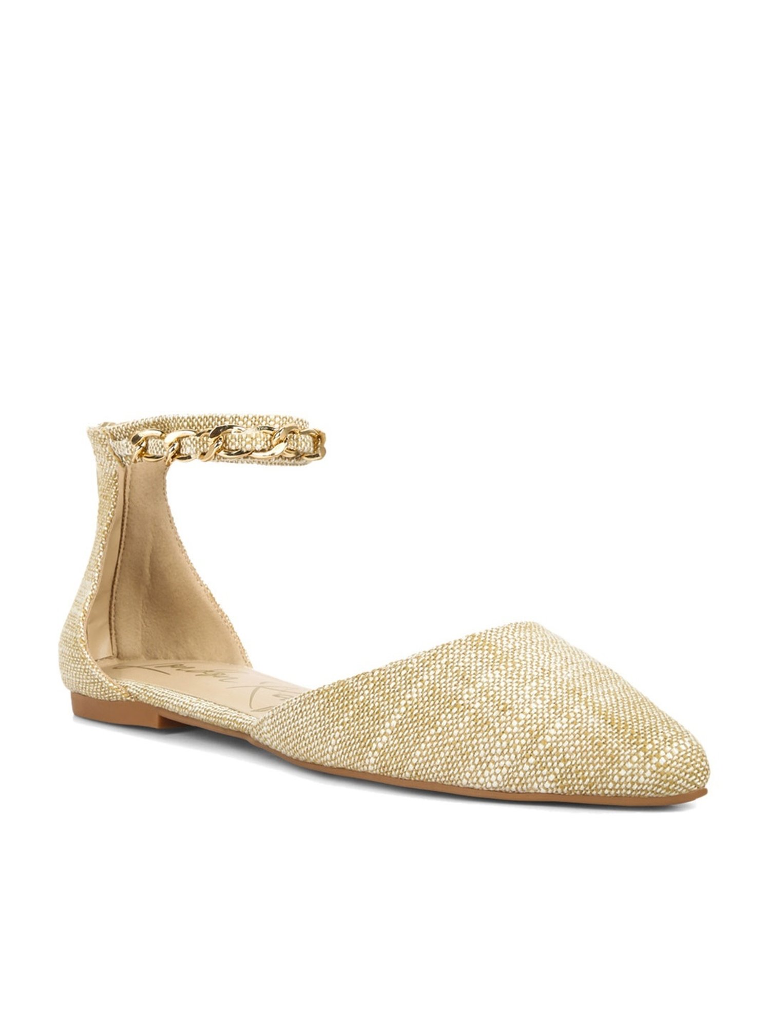 London Rag Women's Beige Ankle Strap Sandals