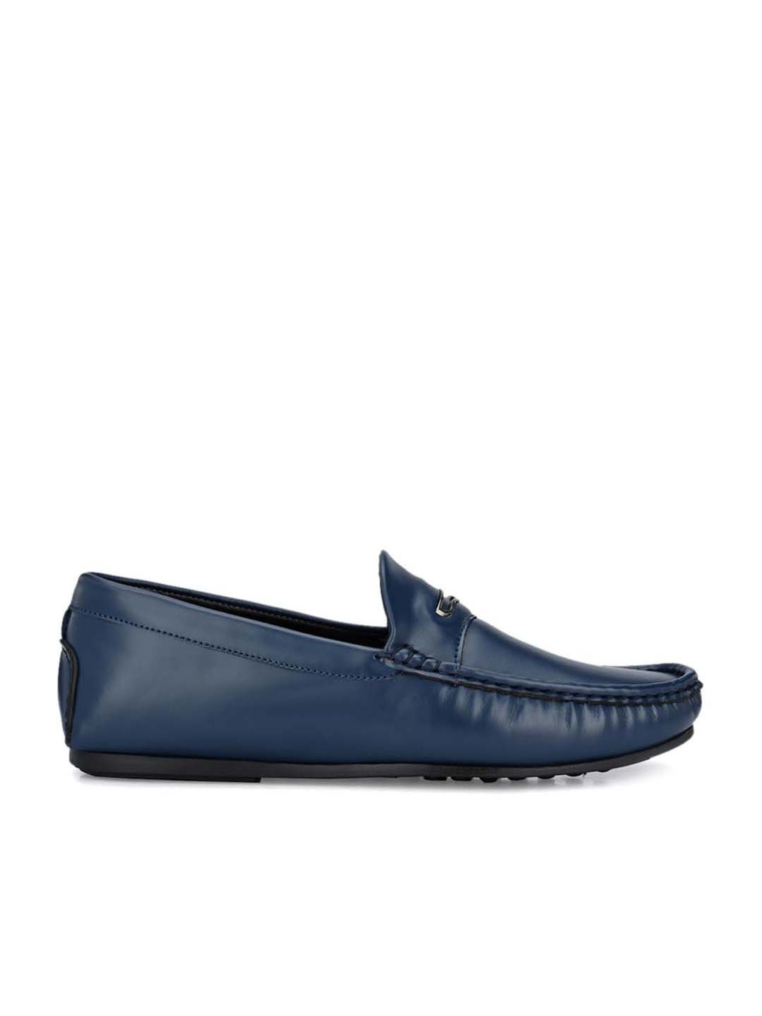 El Paso Men's Blue Casual Loafers