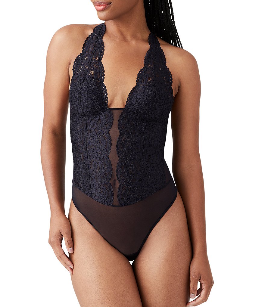 b.tempt'd by Wacoal Ciao Bella Low Plunge Neck Bodysuit
