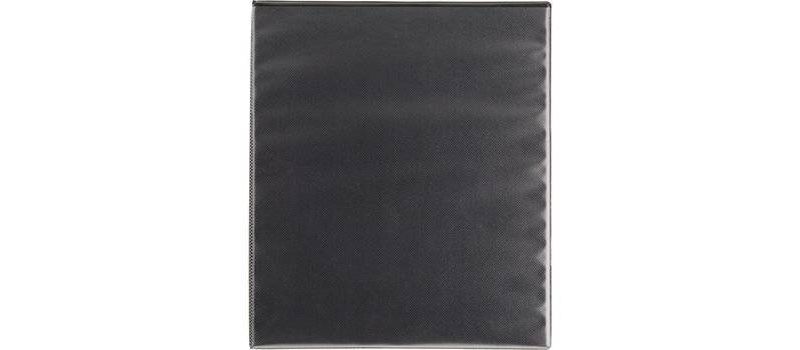0.5" Ring Binder Clear View Black - up & up™