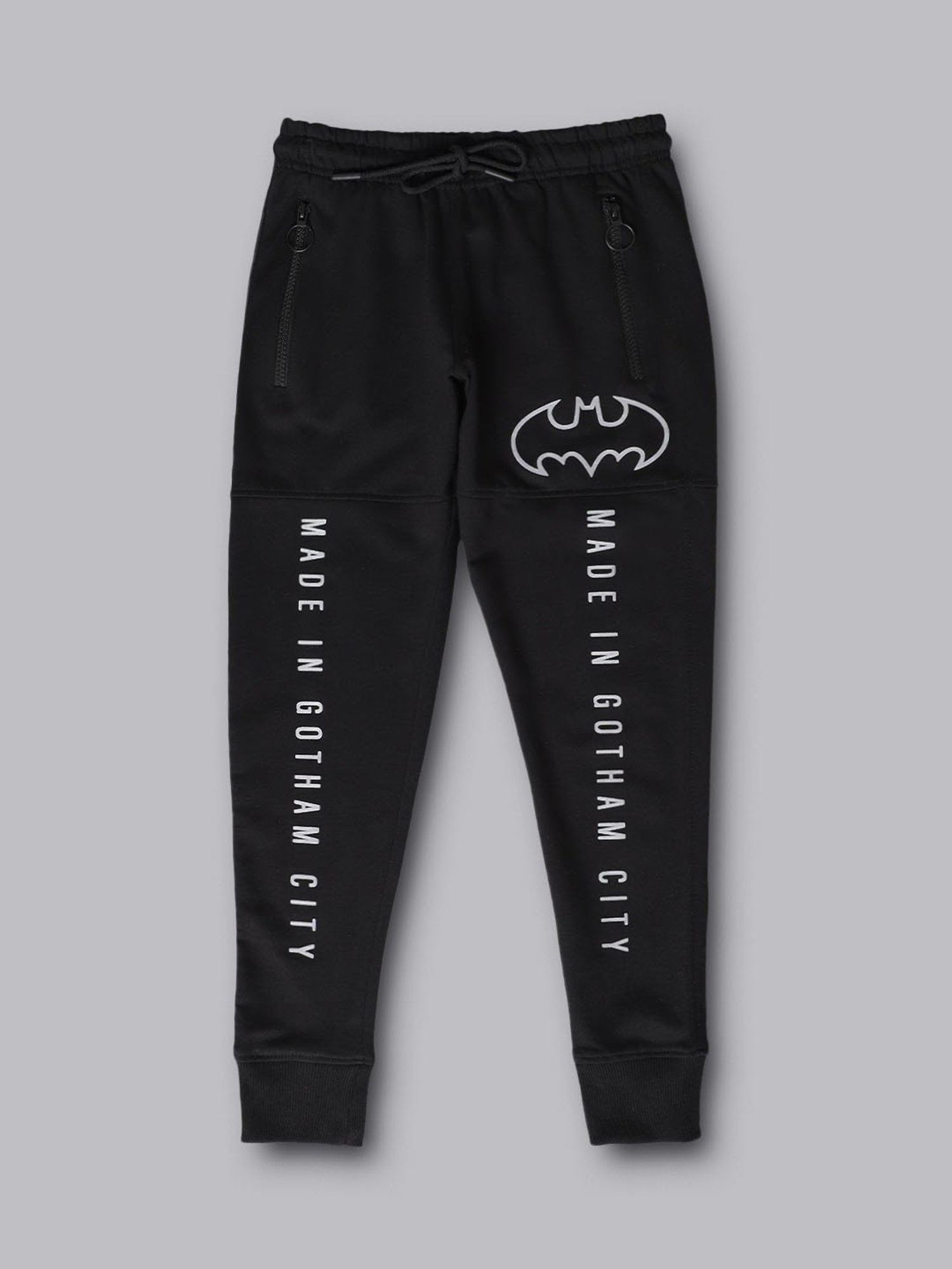 Kidsville Black Printed Joggers