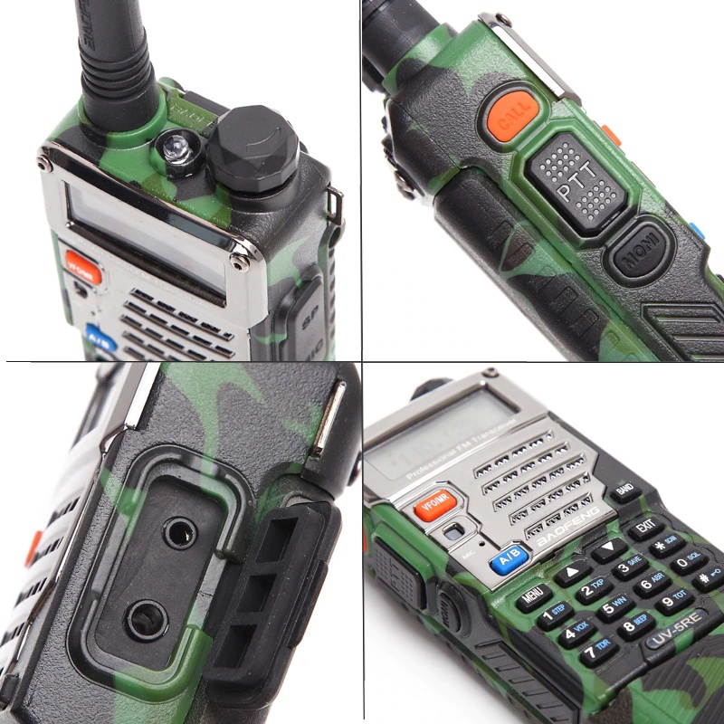 2PCS BAOFENG UV-5RE Walkie Talkie 8W powerful 3800mAh 10 km long range Dual Band cb two way radio Upgrade of UV 5RE for hiking