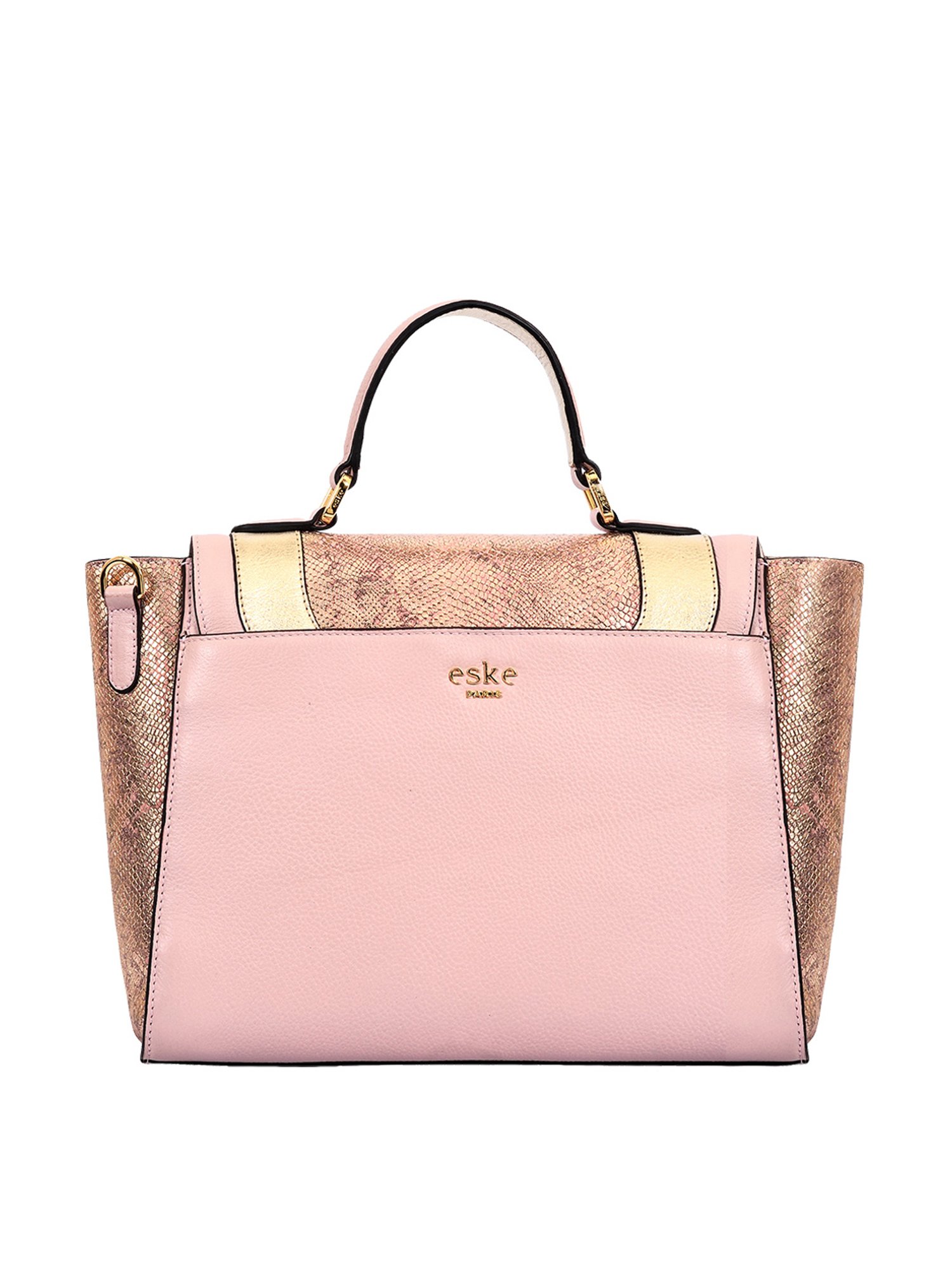 Eske Lucie Pink Printed Large Handbag