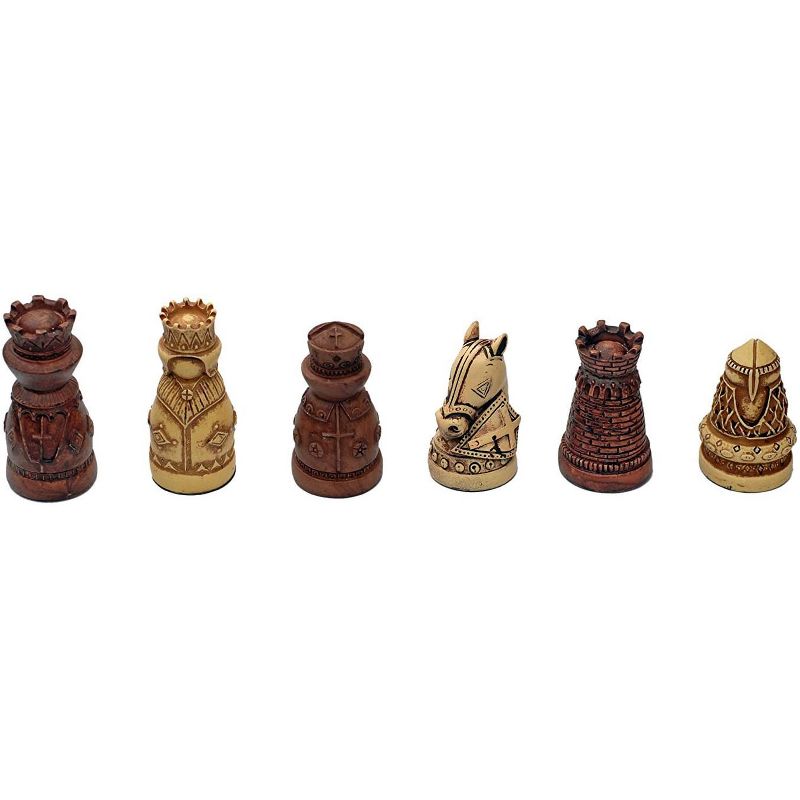WE Games Fancy Medieval Themed Chess Set - 15 in.