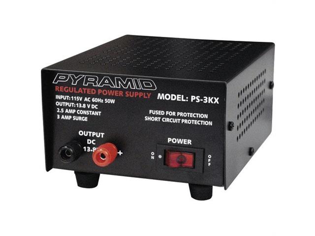 PYRAMID PS3 3-AMP 13.8-VOLT POWER SUPPLY