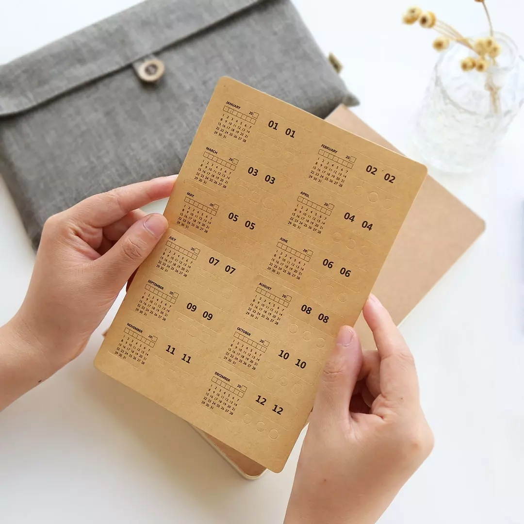 Kinbor Kraft Notebook Cloth Back Cover Set Comfortable Fabric With Pen From XIAOMIYOUPIN