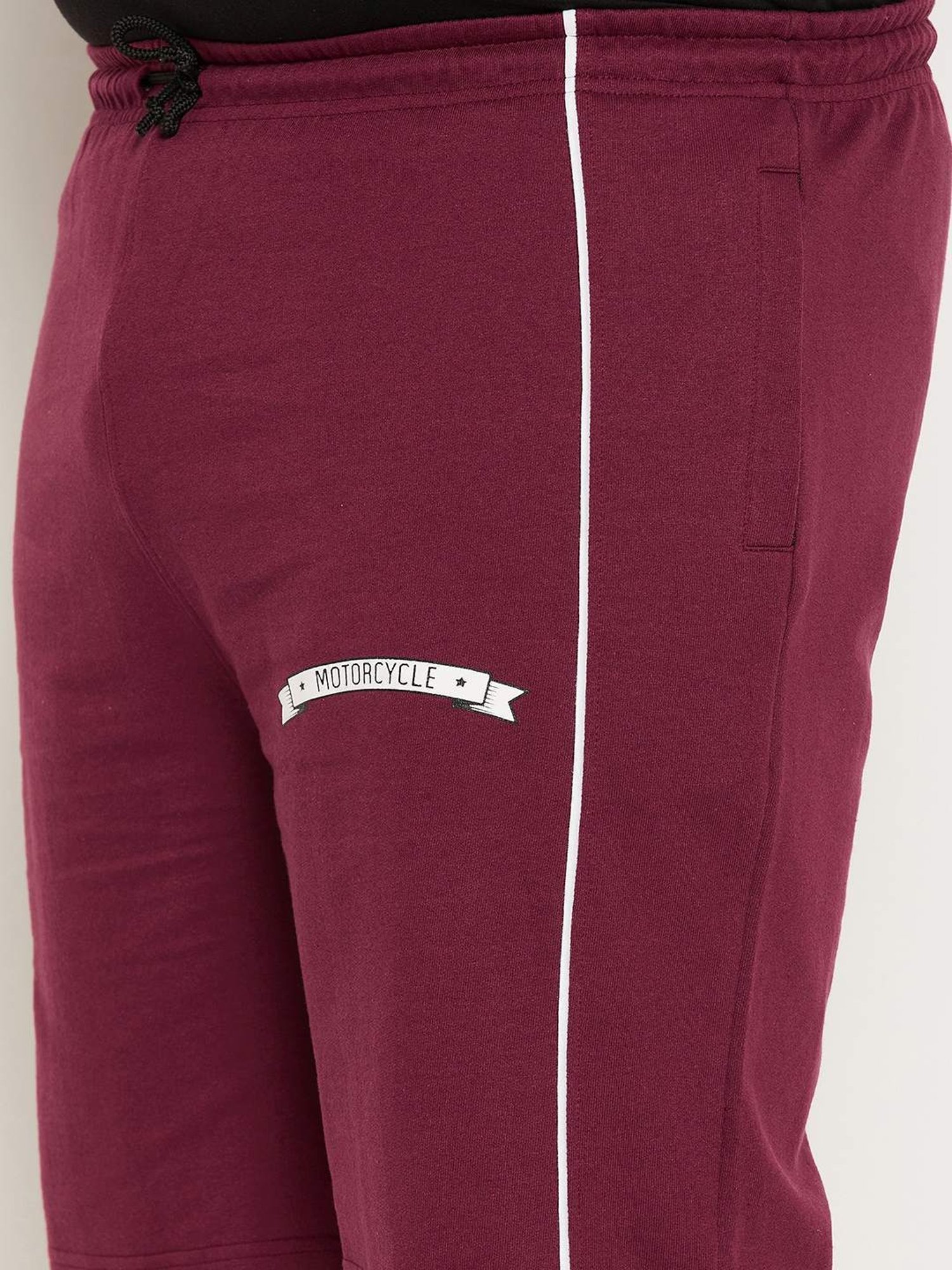 Bigbanana Maroon Regular Fit Printed Shorts