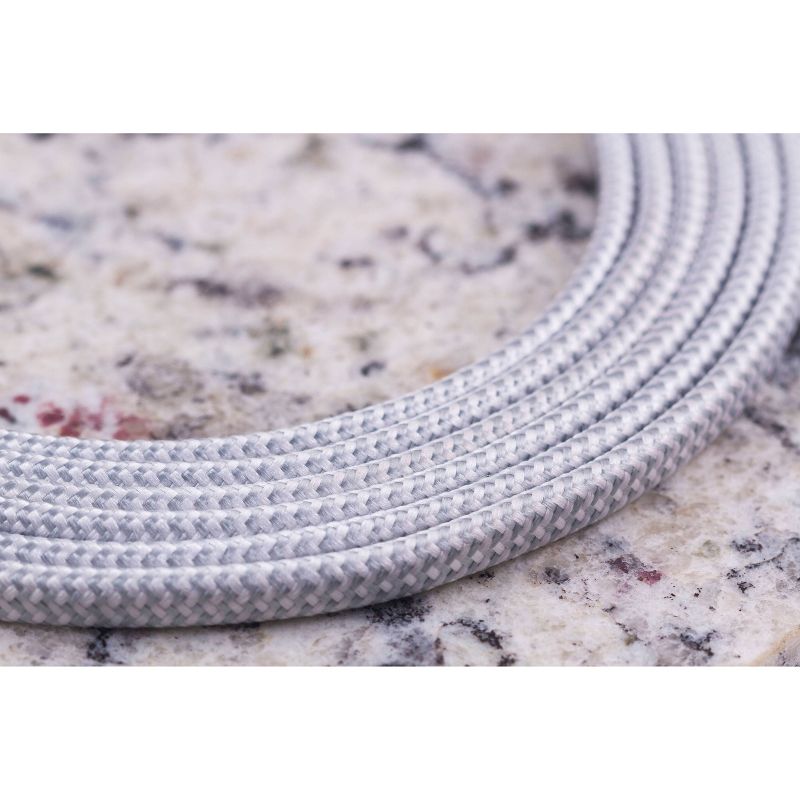 Cordinate 15' 3 Outlet Polarized Extension Cord Gray