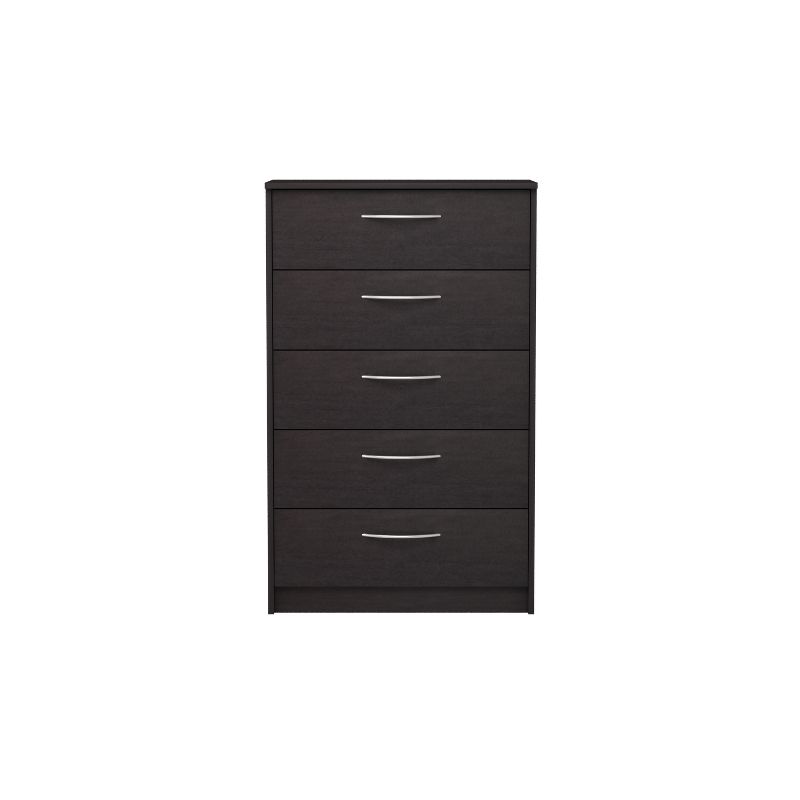 Addison 5 Drawer Chest Black/Brown - loft607