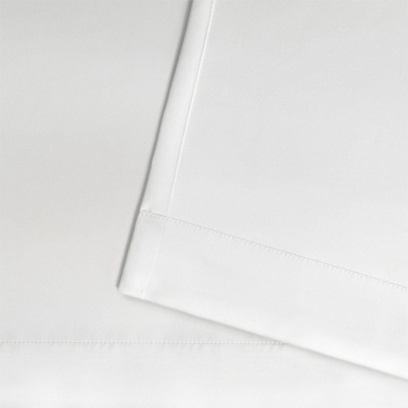 Set of 2 96"x54" Solid Cabana Grommet Top Light Filtering Curtain Panel White - Exclusive Home