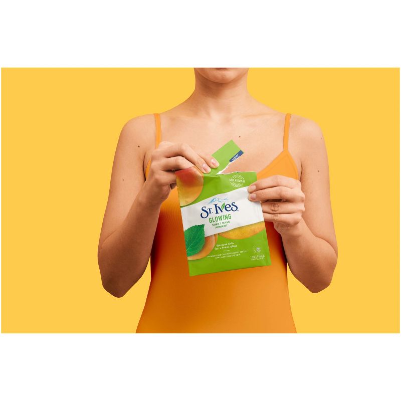 St. Ives Glowing Apricot Face Mask Sheet- 1ct