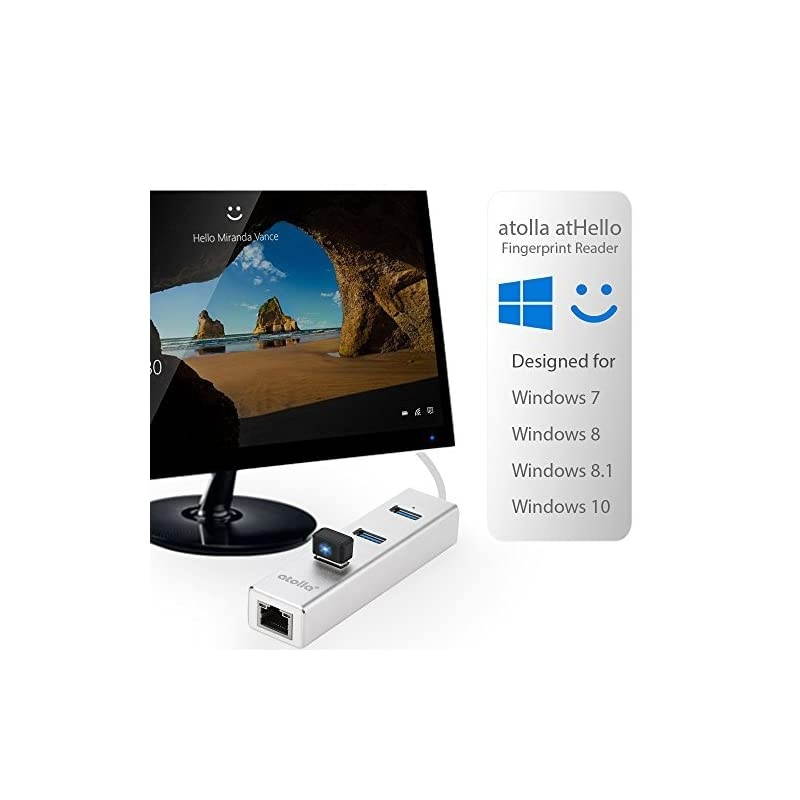 TCRF1SA5W6A0 Reader Biometric Fingerprint Analyzer Black