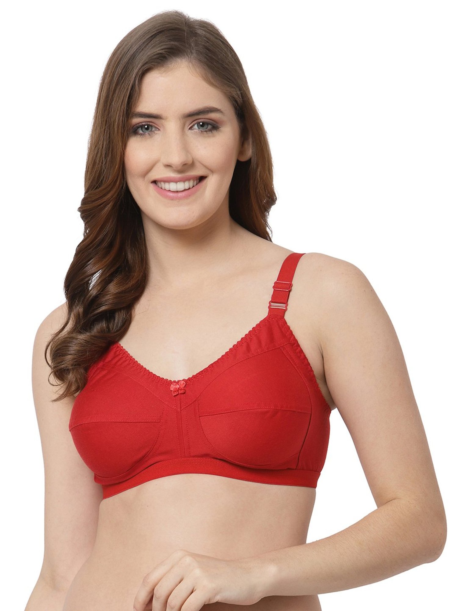Cukoo Red Full Coverage Non-Padded Everyday Bra