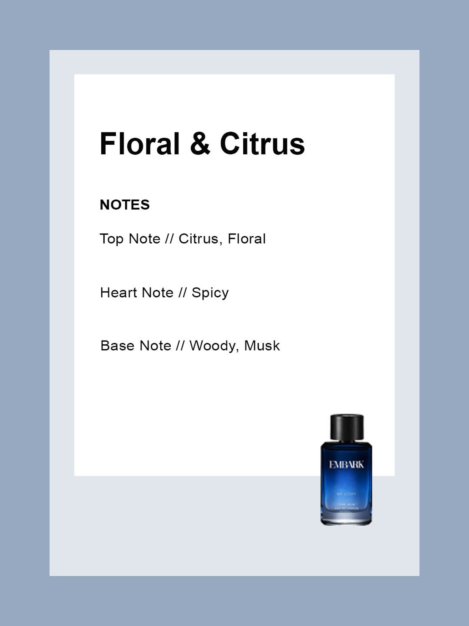 Embark My Story Eau de Parfum for Men - 100 ml