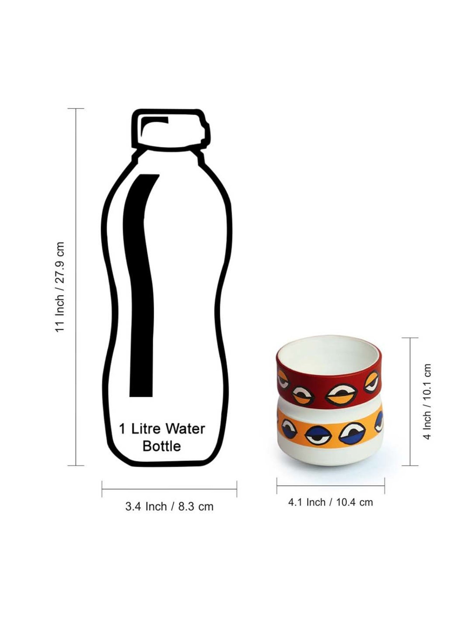 TAYHAA White Ceramic Leaf Shape Vase