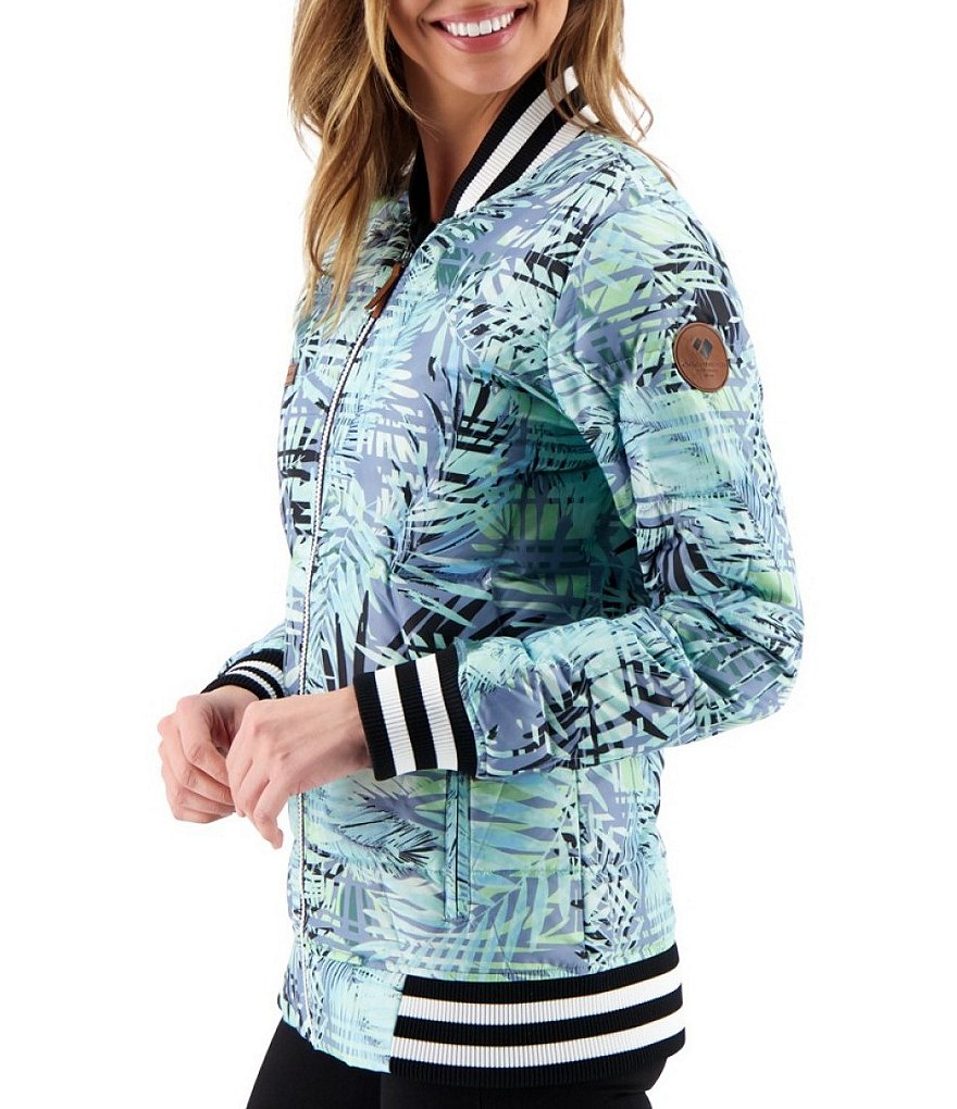 Obermeyer Paige HydroBlock&reg; Classic Quilted Down Tropical Print Jacket
