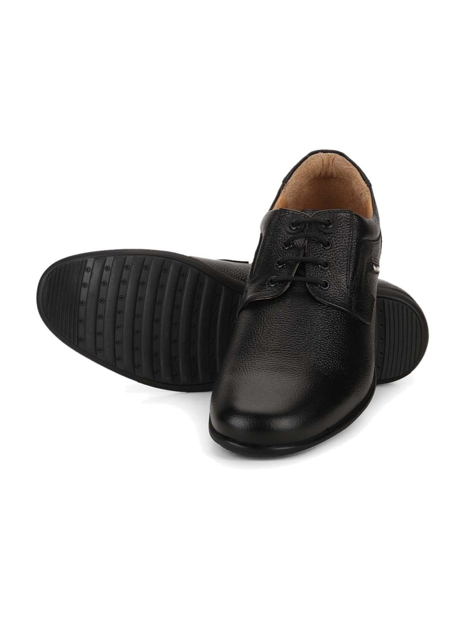 Red Chief Men's Black Derby Shoes