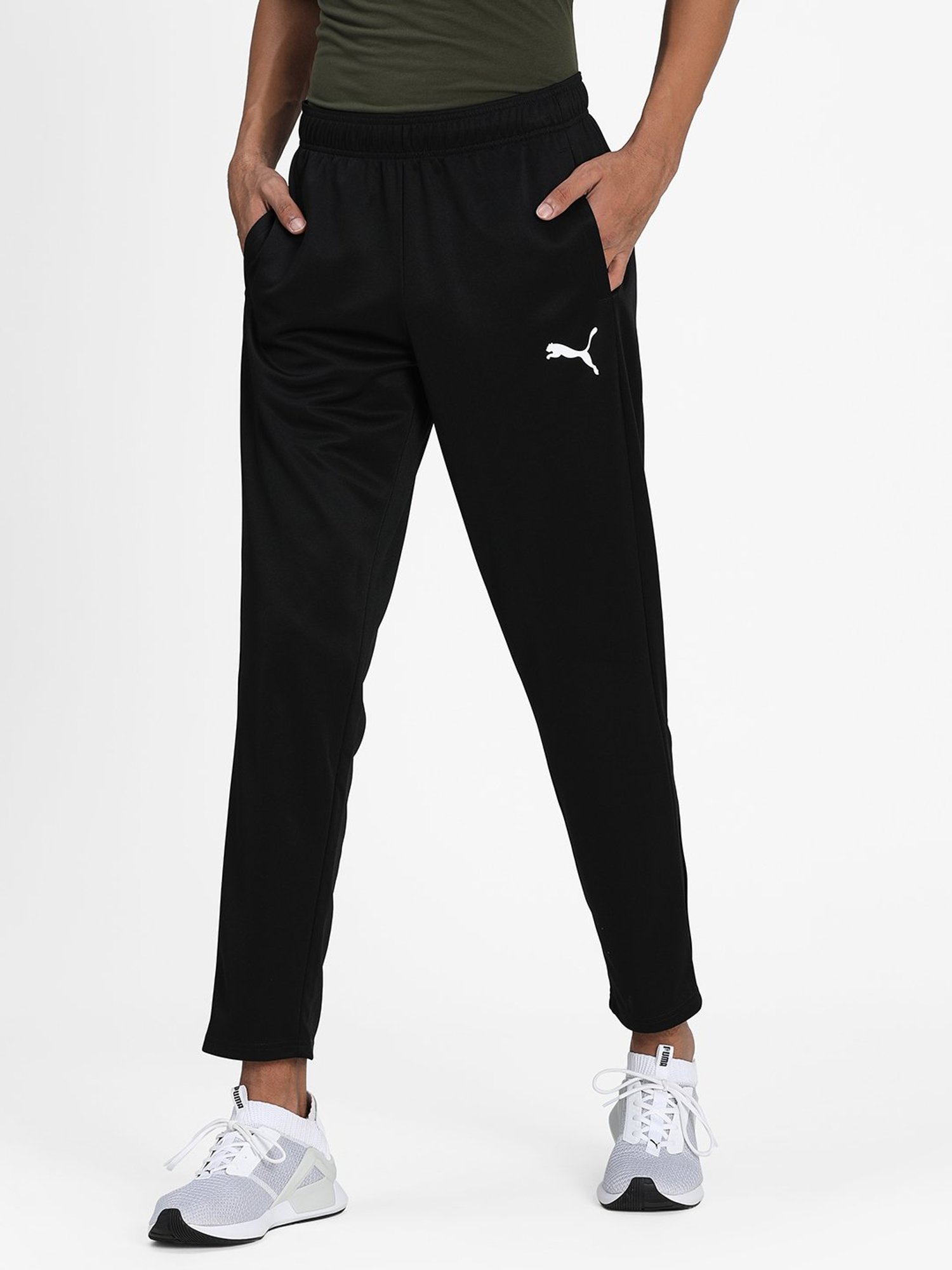 Basics Green Jogger Track Pant