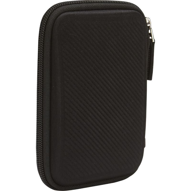 Case Logic Portable Hard Drive Case - EVA Foam, Elastic, Mesh - Black