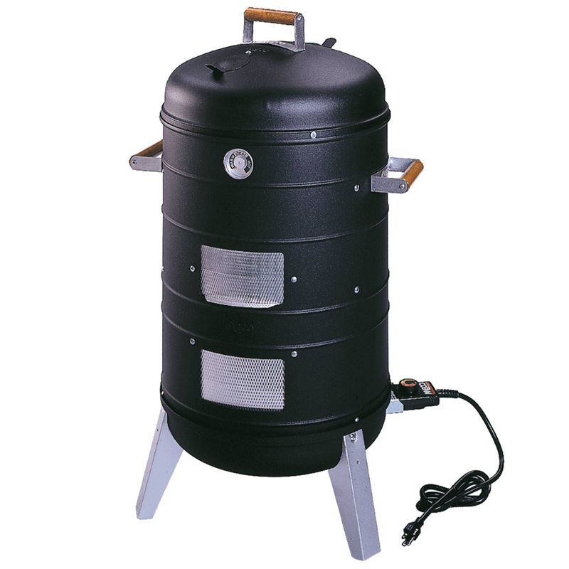 Americana 2-in-1 Electric Combo Water Smoker - Converts into a Lock 'N Go Grill Model 5030U4.181 - Meco